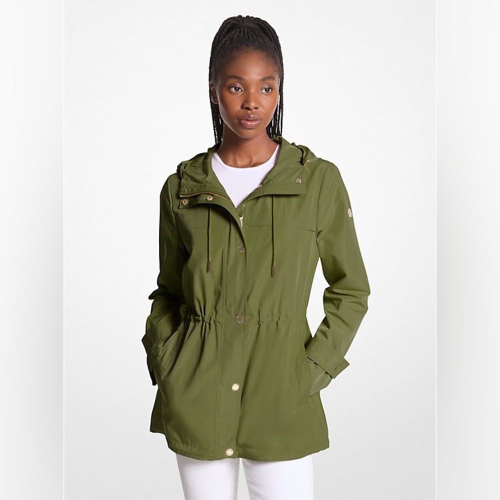 [michael Michael Kors] woven hooded anorak